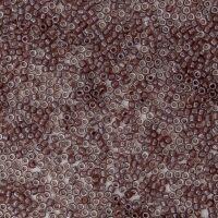 CRYSTAL BROWN LINED WHITE LUSTER