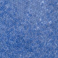 CRYSTAL BLUE LINED WHITE LUSTER