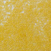 CRYSTAL YELLOW LINED WHITE LUSTER