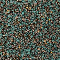 TURQUOISE GREEN CAPRI GOLD MAT
