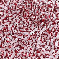 CRYSTAL DARK RED LINED