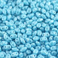 TURQUOISE BLUE WHITE LUSTER