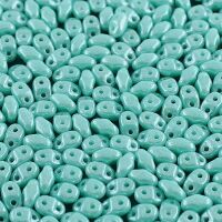 TURQUOISE GREEN WHITE LUSTER