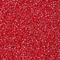 OPAQUE CORAL RED WHITE LUSTER