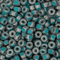 TURQUOISE BLUE SILVER PASTE MAT