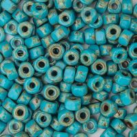 TURQUOISE BLUE TRAVERTIN DARK