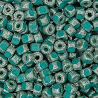 TURQUOISE GREEN SILVER PASTE MAT