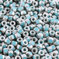 TURQUOISE BLUE SILVER PASTE MAT