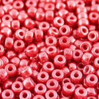 OPAQUE CORAL RED WHITE LUSTER