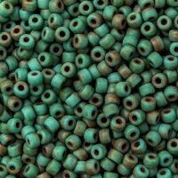TURQUOISE GREEN TRAVERTIN DARK MAT
