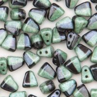 BLACK/WHITE OPAQUE GREEN LUSTER 0.1 kg