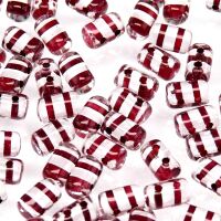 CRYSTAL DARK RED LINED