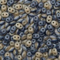 NAVY BLUE/IVORY WHITE LUSTER MAT