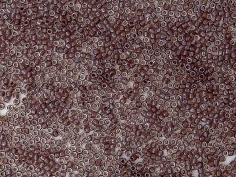 CRYSTAL BROWN LINED WHITE LUSTER