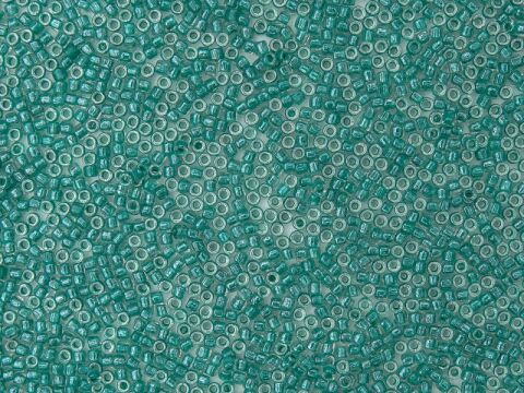 CRYSTAL DARK GREEN LINED WHITE LUSTER