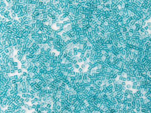 CRYSTAL AQUA METALLIC LINED