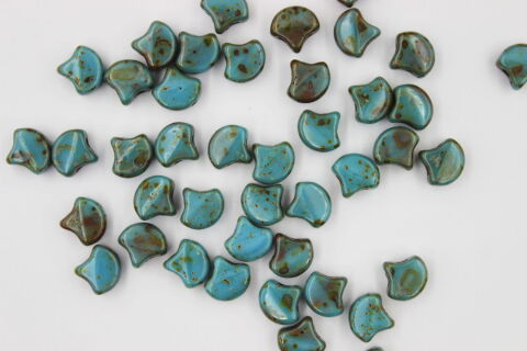 TURQUOISE BLUE TRAVERTIN DARK