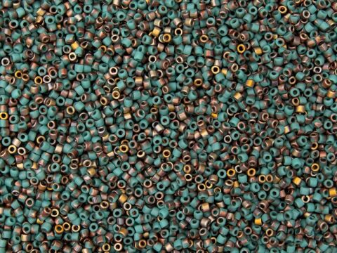 TURQUOISE GREEN CAPRI GOLD MAT