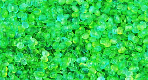 TWO COLORS GREEN LIGHT BLUE