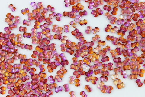 TWO COLORS ORANGE PURPLE