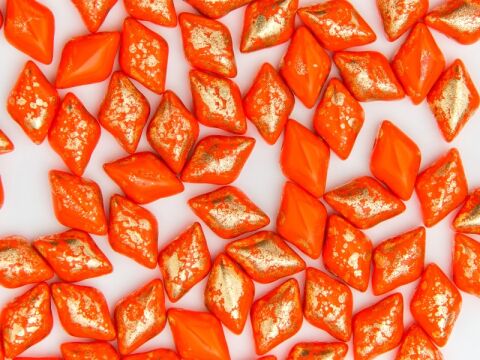 GOLD SPLASH OPAQUE ORANGE