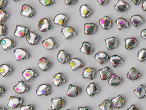 JET SILVER RAINBOW DOT