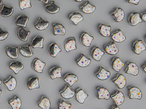 JET SILVER RAINBOW SPLASH