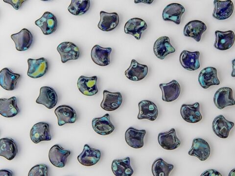 COBALT BLUE TRAVERTIN DARK
