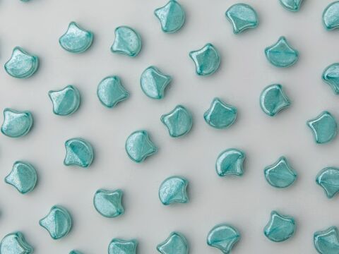 SILK BLUE OPAL WHITE LUSTER