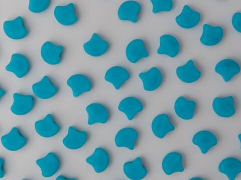 TURQUOISE BLUE MAT