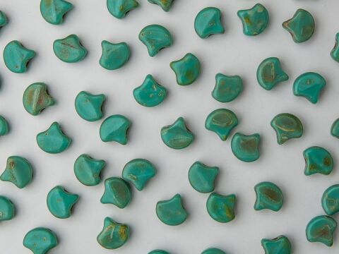 TURQUOISE GREEN TRAVERTIN DARK