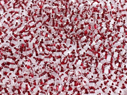CRYSTAL DARK RED LINED