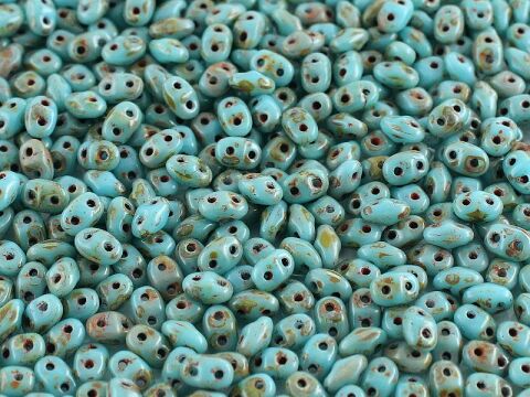 TURQUOISE BLUE TRAVERTIN DARK