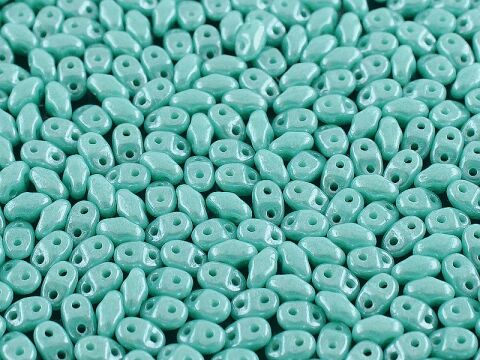 TURQUOISE GREEN WHITE LUSTER
