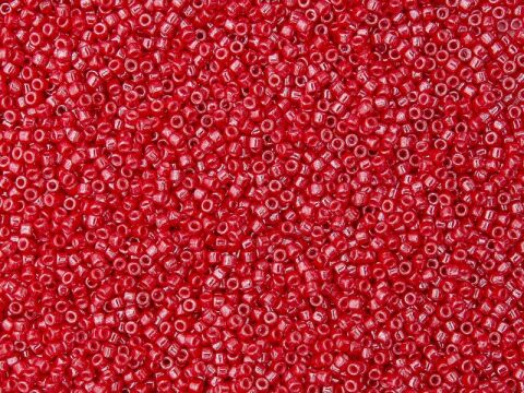 OPAQUE CORAL RED WHITE LUSTER