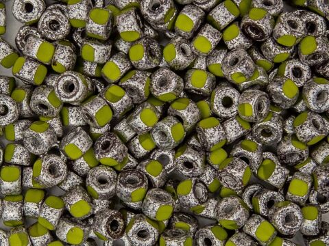OPAQUE GREEN SILVER PASTE MAT