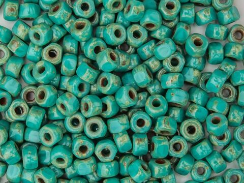 TURQUOISE GREEN TRAVERTIN DARK