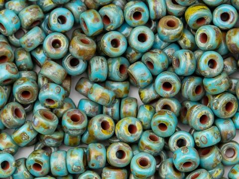 TURQUOISE BLUE TRAVERTIN DARK