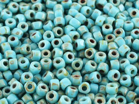TURQUOISE BLUE TRAVERTIN DARK