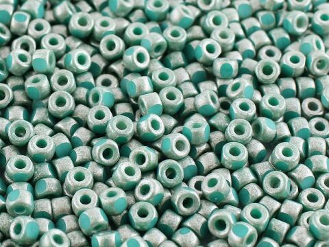 TURQUOISE GREEN SILVER PASTE MAT