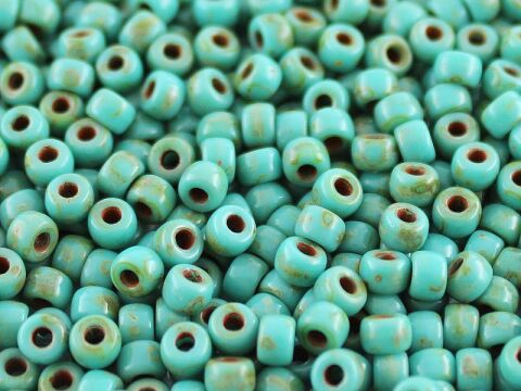 TURQUOISE GREEN TRAVERTIN DARK