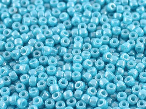 TURQUOISE BLUE WHITE LUSTER