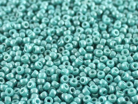 TURQUOISE DARK GREEN WHITE LUSTER