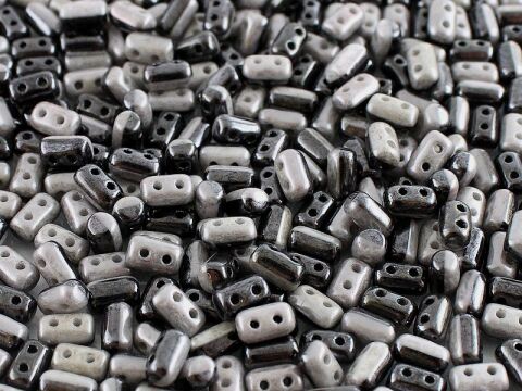 BLACK/WHITE OPAQUE GREY LUSTER