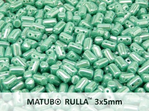 TURQUOISE GREEN WHITE LUSTER