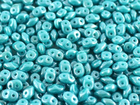 TURQUOISE DARK GREEN WHITE LUSTER