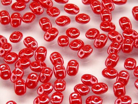 OPAQUE CORAL RED WHITE LUSTER